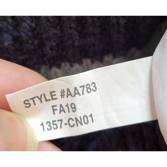 Madewell Striped Knit Sweater S Fall Autumn Layering Preppy‎ THOMPSON Rainbow - Picture 6 of 8